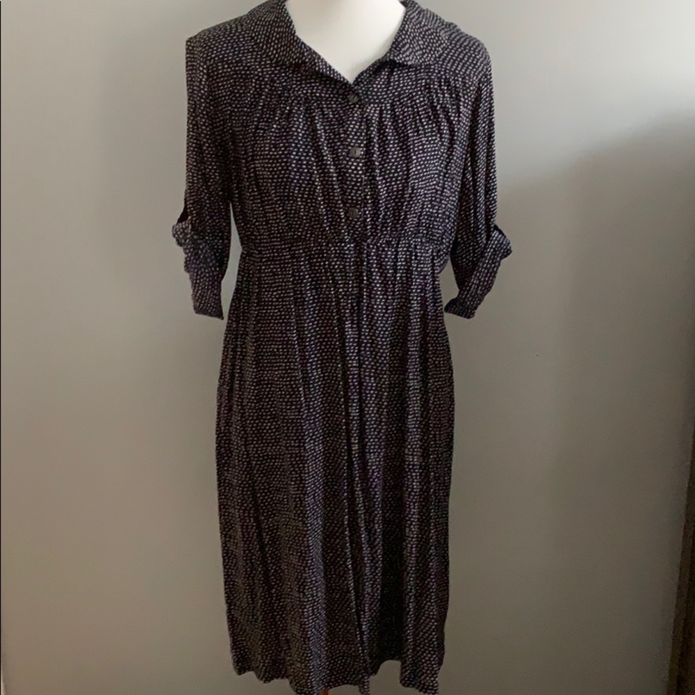 Motherhood Maternity navy dress - L